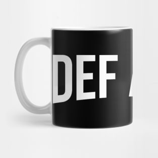 DEF ALIEN NET-FLIX RMX LOGO Mug